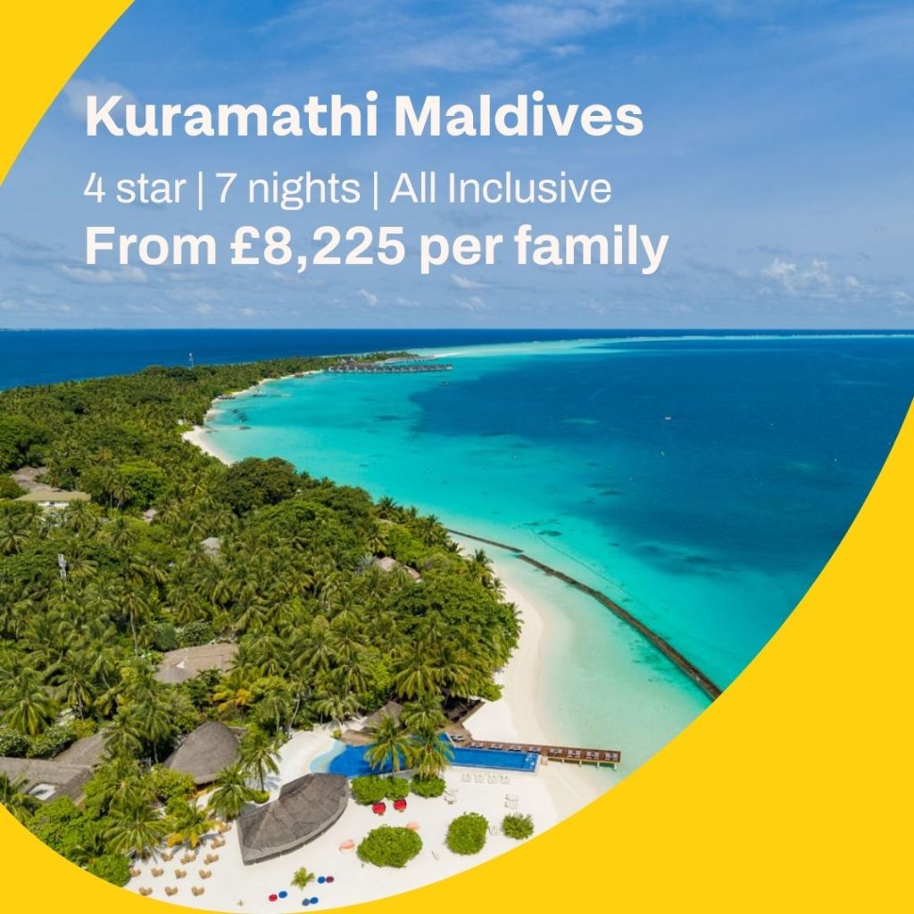 Ultimate Family Kuramathi Maldives Escape – May half Term from £8225 per family 1 Kuramathi