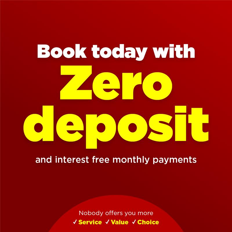 zero deposit