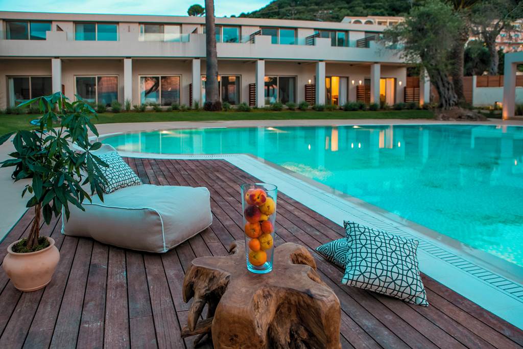 Ultimate Luxury Escape: Domes Miramare, Corfu Retreat From £1547pp (B&B) 19 CFU 79929 Domes Miramare 1022 23 Louise and Scott at Hays Travel