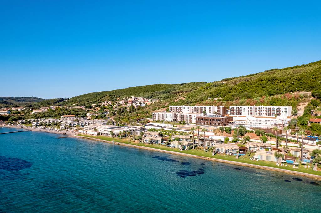 Ultimate Luxury Escape: Domes Miramare, Corfu Retreat From £1547pp (B&B) 9 CFU 79929 Domes Miramare 1022 24 1 Louise and Scott at Hays Travel