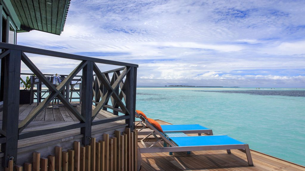 Luxury at Kuredu Maldives Resort & Spa – Your Gateway to Paradise From £2058.60pp 39 Watervilla deck 1600 900 Louise and Scott at Hays Travel