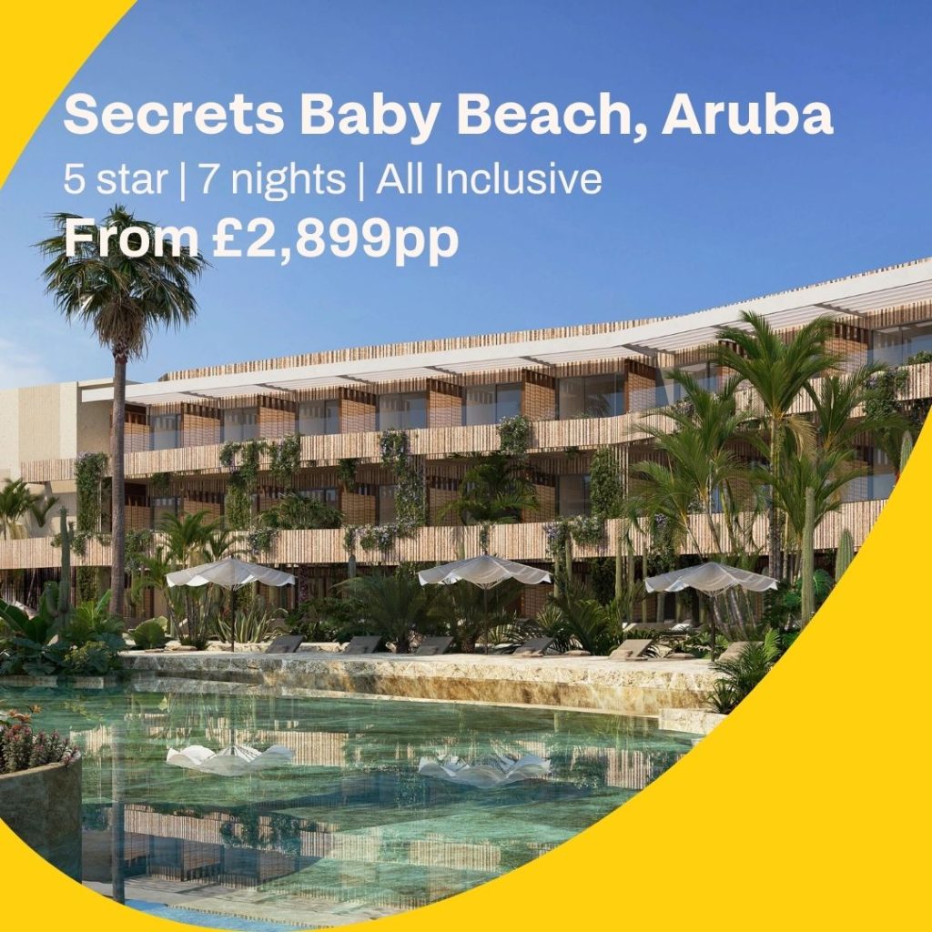 Secrets Baby Beach Aruba – Adults-Only All-Inclusive Luxury from £2899pp 1 514256892 734093076009384 7318497074900332009 n 1 Louise and Scott at Hays Travel
